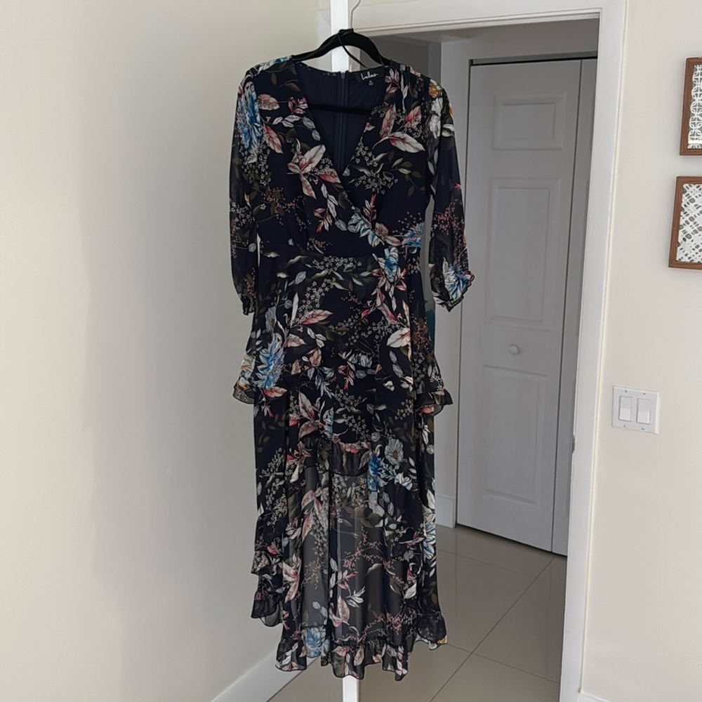Lulus Ruffled High-Low Dress Size Small